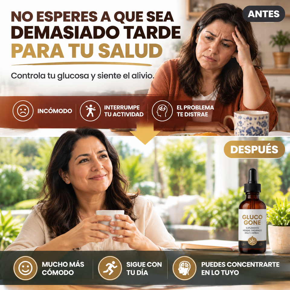 GlucoDrop® Fómula Natural Regula Azúcar 60ml