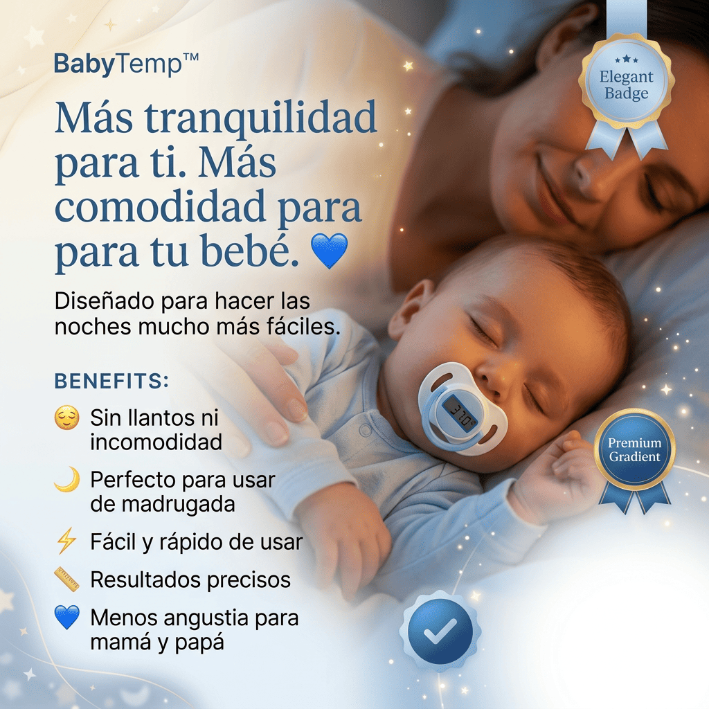 🍼 BabyTemp™ - Termómetro Chupón Digital