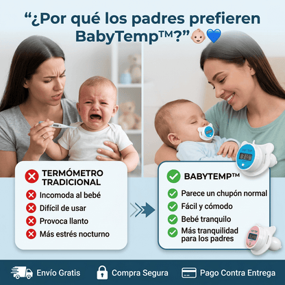 🍼 BabyTemp™ - Termómetro Chupón Digital